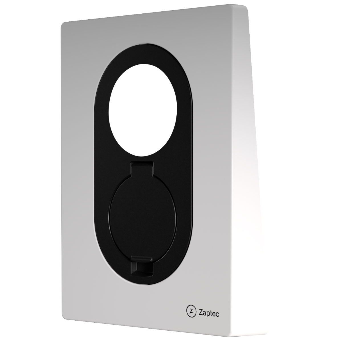 Zaptec Go Front Cover Cloud White