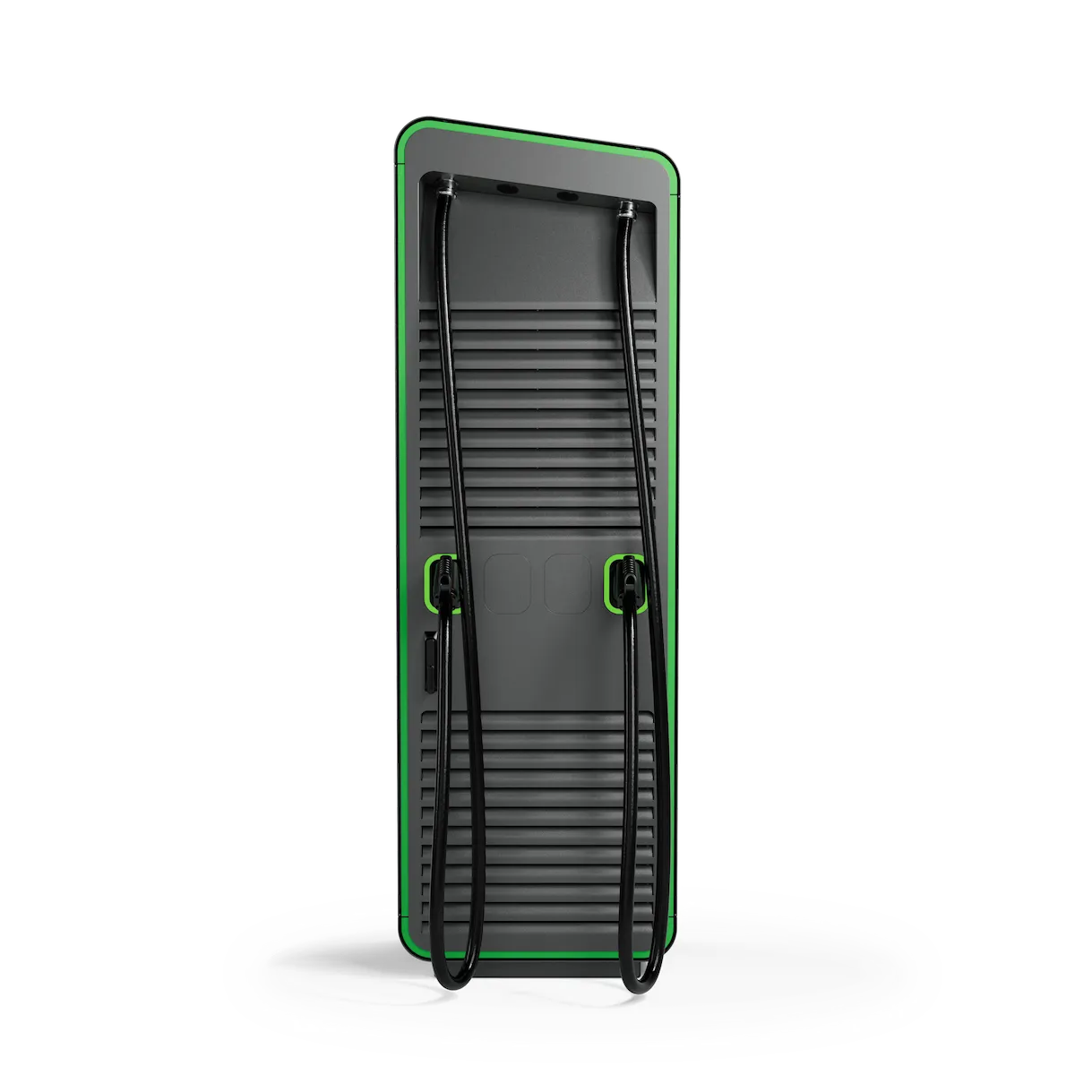 Alpitronic HYC400 DC ταχυφορτιστής 400 kW — πλευρική όψη θύρες 2 x CCS2