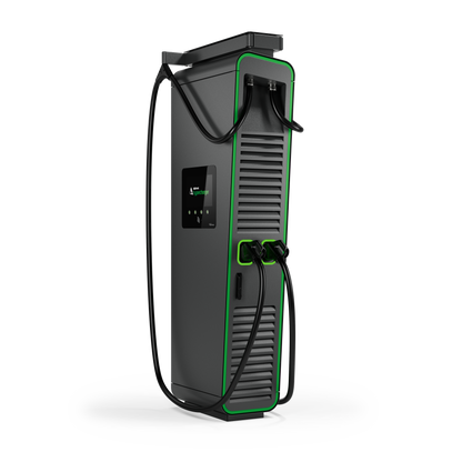 Alpitronic HYC200 θύρες CCS2 CHAdeMO και Cable Management System