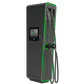 Alpitronic HYC200 DC ταχυφορτιστής 200 kW — μπροστινή όψη με CCS2 καλώδια